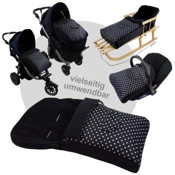 Preview: RAWSTYLE universaler Winterfußsack (90cm oder 108cm) Fleece