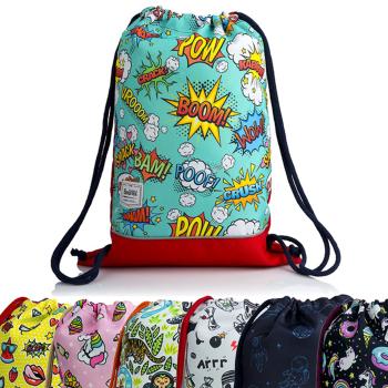 RAWSTYLE Turnbeutel, Sportbeutel, Rucksack für Kinder, Zuziehbeutel, Beutel