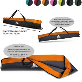 Preview: RAWSTYLE Skitasche Ski Bag Ski Cover Wintersport Skiaufbewahrung Modell 2